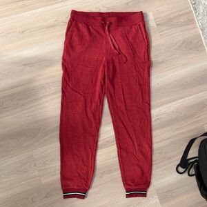 American Eagle Deep Red Sweatpants